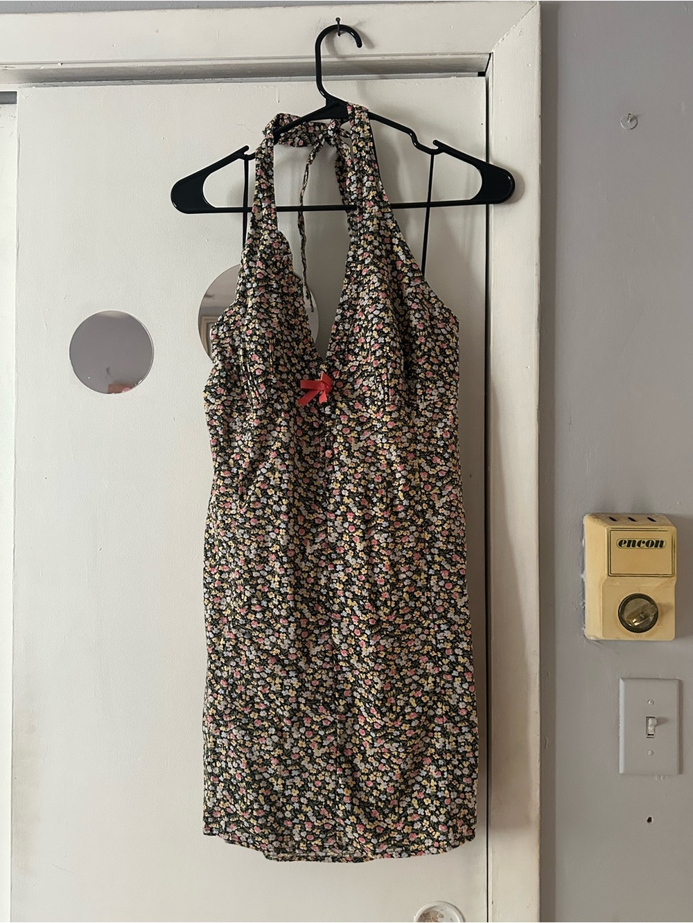NWT urban outfitters kimchi blue ditsy floral halter dress size XL